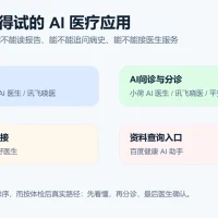 体检后AI医疗应用选择逻辑图